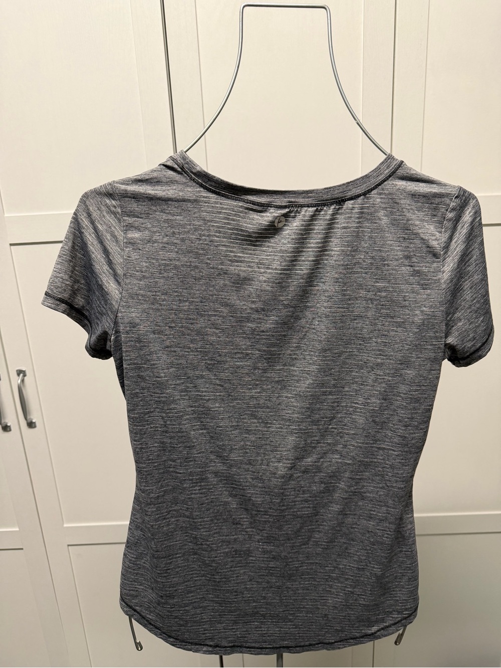 Women's Short Sleeve Scoop Neck Tee - Gray - Picture 2 of 2